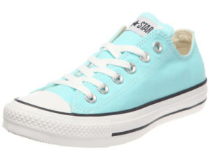 Кеды Converse Chuck Taylor All Star бирюзовые женские и подростковые - фото спереди