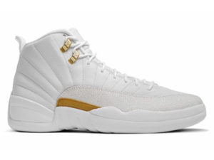 Кроссовки Nike Air Jordan 12 Retro белые мужские - фото справа