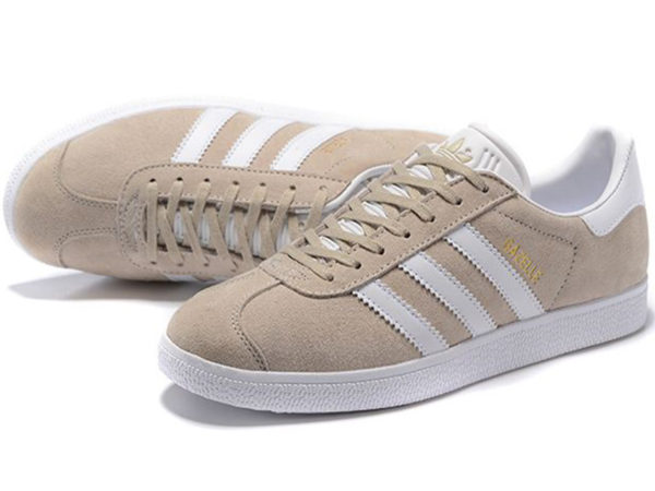 Adidas Gazelle бежевые с белым (35-40)