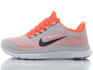 Nike Free Run 3.0 v5 серые с оранжевым