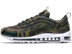 Nike Air Max 97 France зеленый камуфляж