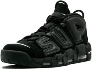 Nike Air More Uptempo X Supreme черные