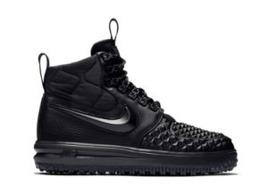 Зимние Nike Air Force 1 с МЕХОМ Lunar Duckboot черные (36-45)