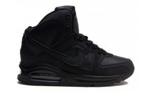 Зимние Nike Air Max Skyline High с мехом Black черные 40-44