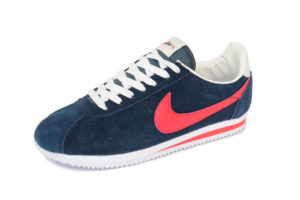 Nike Cortez замшевые темно-синие с красным (40-45)