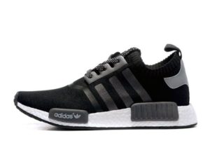 Adidas NMD Runner Primeknit черные с белым