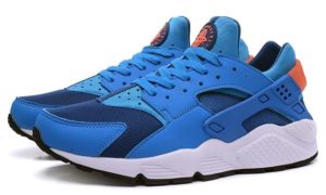 Nike Air Huarache синие с оранжевым (35-39)