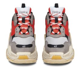 Balenciaga Triple S grey/red/blue женские мужские (35-44)