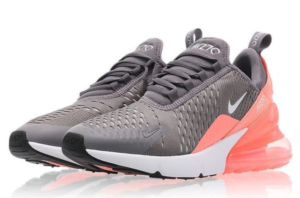 Nike Air Max 270 серые с розовым (35-39)