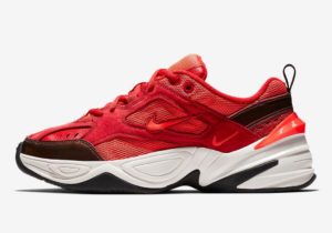 Кроссовки Nike M2K Tekno красные (35-44)