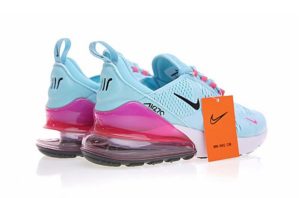 Nike Air Max 270 голубые с розовым (35-39)