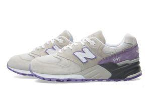 Кроссовки New Balance 999 серые с фиолетовым (36-40)