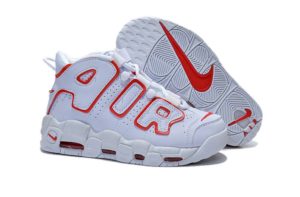 Nike Air More Uptempo бело-красные 40-45