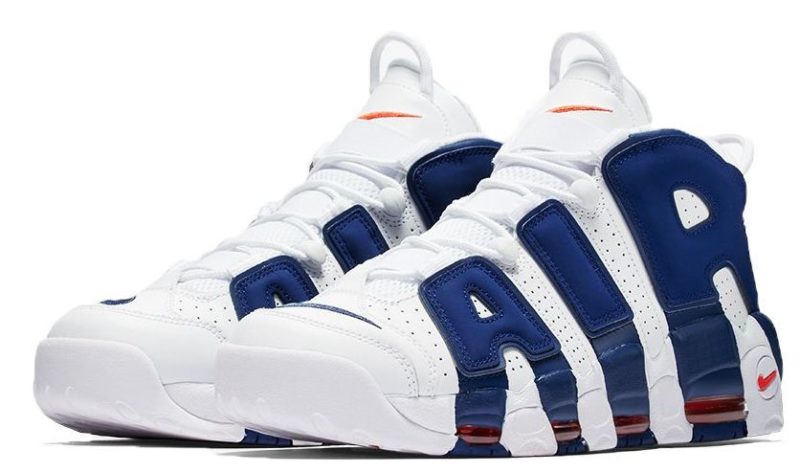 Nike Air More Uptempo белые с синим 40-45