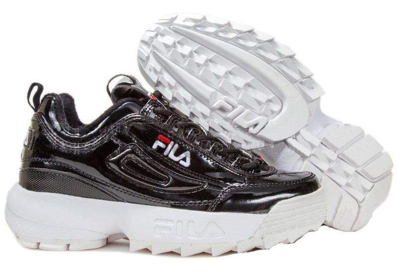 Fila Disruptor 2 black white черно-белые (35-39)