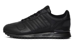 Adidas ZX 700 кожаные black черные (40-45)