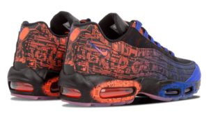 Nike Air Max 95 черные с синим (40-45)