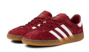 Adidas Munchen Burgundy-White бордовые (40-44)