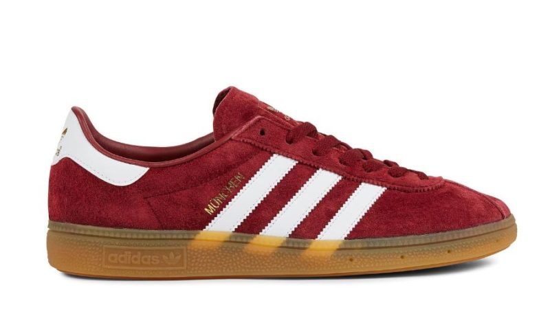 Adidas Munchen Burgundy-White бордовые (40-44)