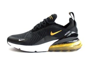 Nike Air Max 270 черные с золотым (35-44)