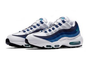 Nike Air Max 95 белые с синим (35-45)