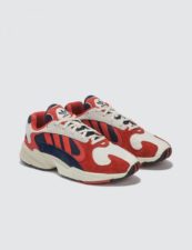 Кроссовки Аdidas Originals Yung-1 белые с красным и синим (35-44)