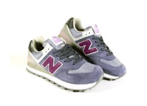 NEW BALANCE 574 замша фиолетовые (36-40)