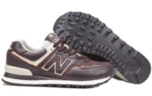 NEW BALANCE 574 кожа коричневые (40-45)