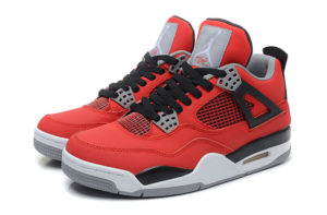 Nike Air Jordan 4 красные (40-46)