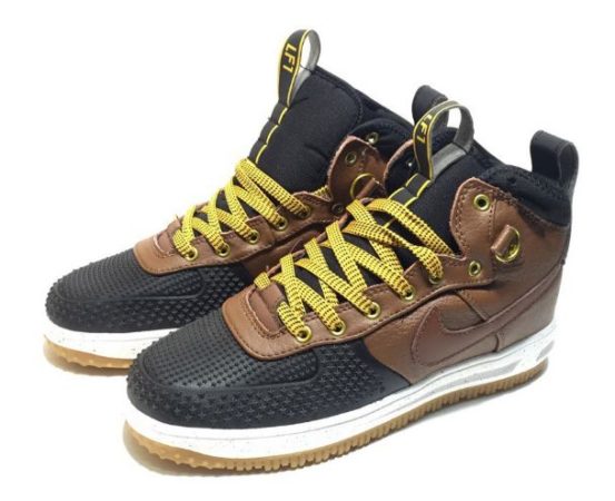 Nike Air Force 1 Lunar Duckboot коричневые (40-44)