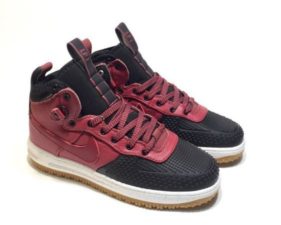 Nike Air Force 1 Lunar Duckboot красные с черным (40-44)