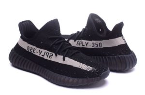 Adidas Yeezy Boost 350 V2 черные с белым (35-44)