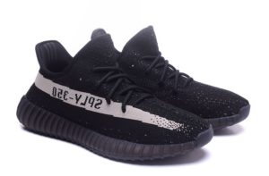 Adidas Yeezy Boost 350 V2 черные с белым (35-44)