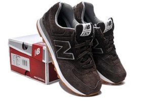 Кроссовки New Balance 574 темно-коричневые (40-44)