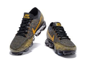 Nike Air VaporMax Flyknit черно-желтые 40-44