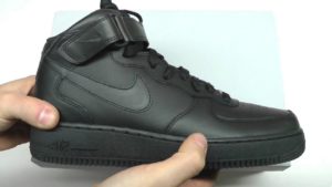 Кроссовки Nike Air Force 1 черные (35-45)