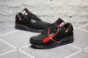 Nike Air Max 90 All Black OFF-WHITE x (40-44)