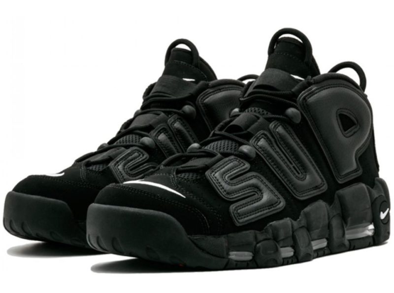 Nike Supreme x Air More Uptempo (Black)