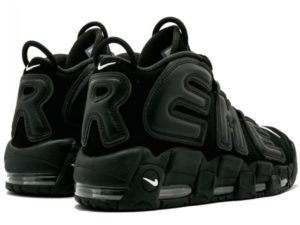 Nike Supreme x Air More Uptempo (Black)