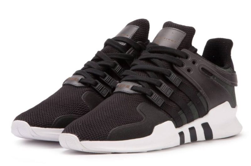 Adidas EQT Support ADV черные с белым (40-44)