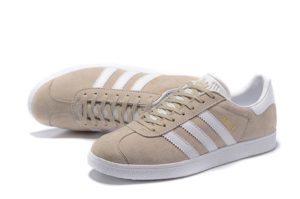 Adidas Gazelle бежевые с белым (35-39)