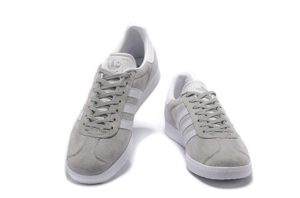 Adidas Gazelle серые с белым (35-44)