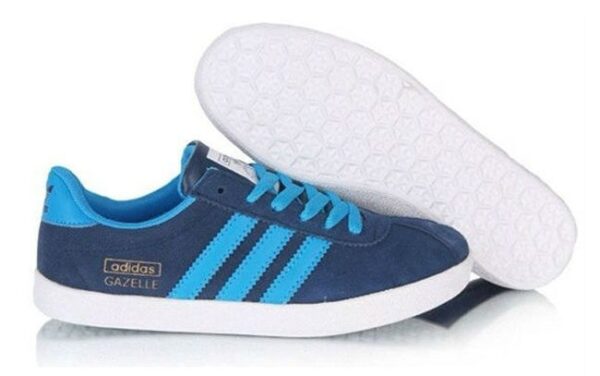 Adidas Gazelle Womens синие с белым (35-39)