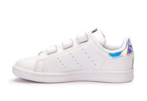 Adidas Stan Smith CF белые с серебряным (35-39)