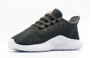 Adidas Tubular Shadow темно-зеленые с розовым (40-44)