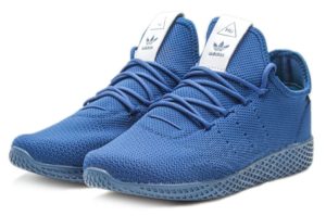 Adidas x Pharrell Williams Tennis Hu синие с белым (40-44)