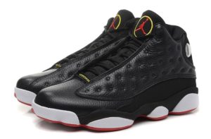 Air Jordan 13 Retro черные с белым и красным (40-45)