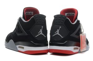 Air Jordan 4 Retro черные с красным (35-45)