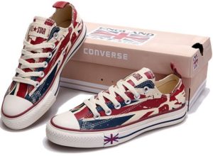 Converse All Star низкие британский флаг (35-39). Конверс Ол Стар