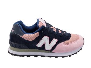 New Balance 574 синие с розовым (36-40)